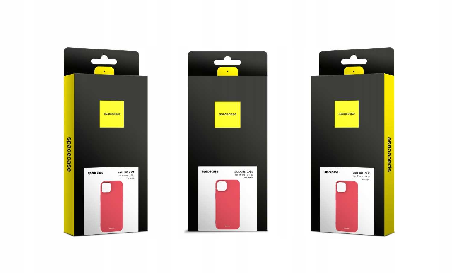 Spacecase Silicone Case Iphone 15 Plus Red