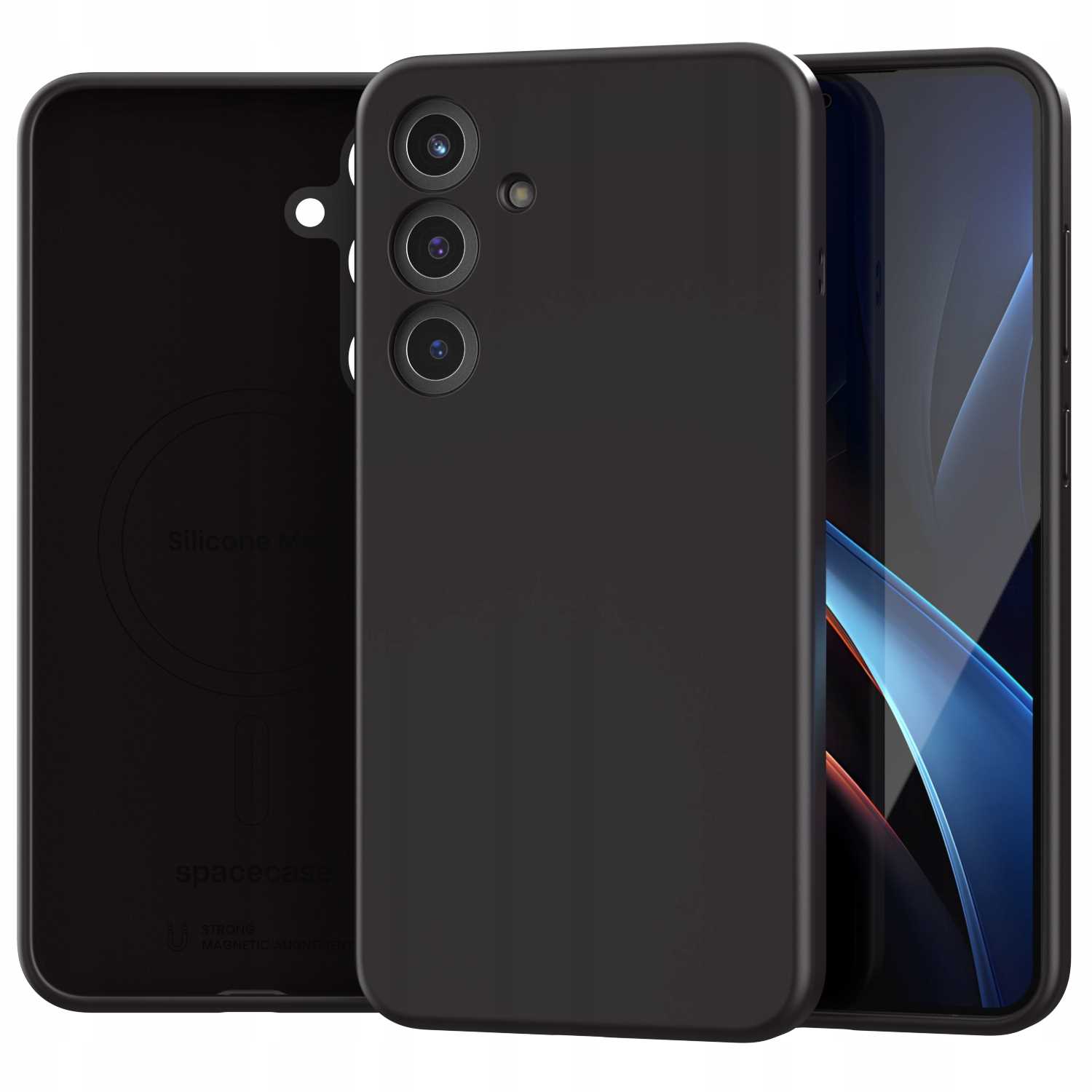 Spacecase Silicone Mag Galaxy S25+ Black