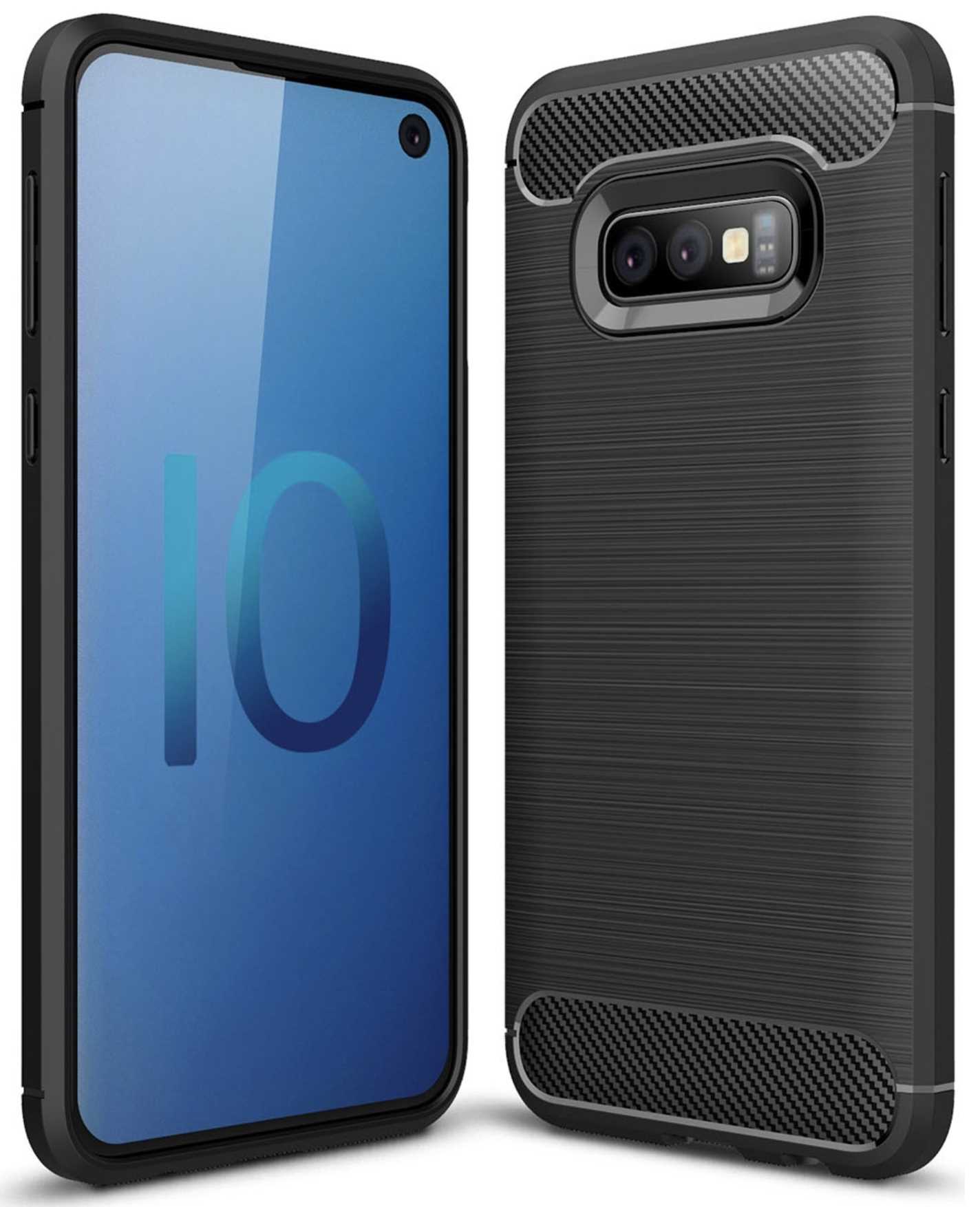 Spacecase Carbon Galaxy S10E Czarny