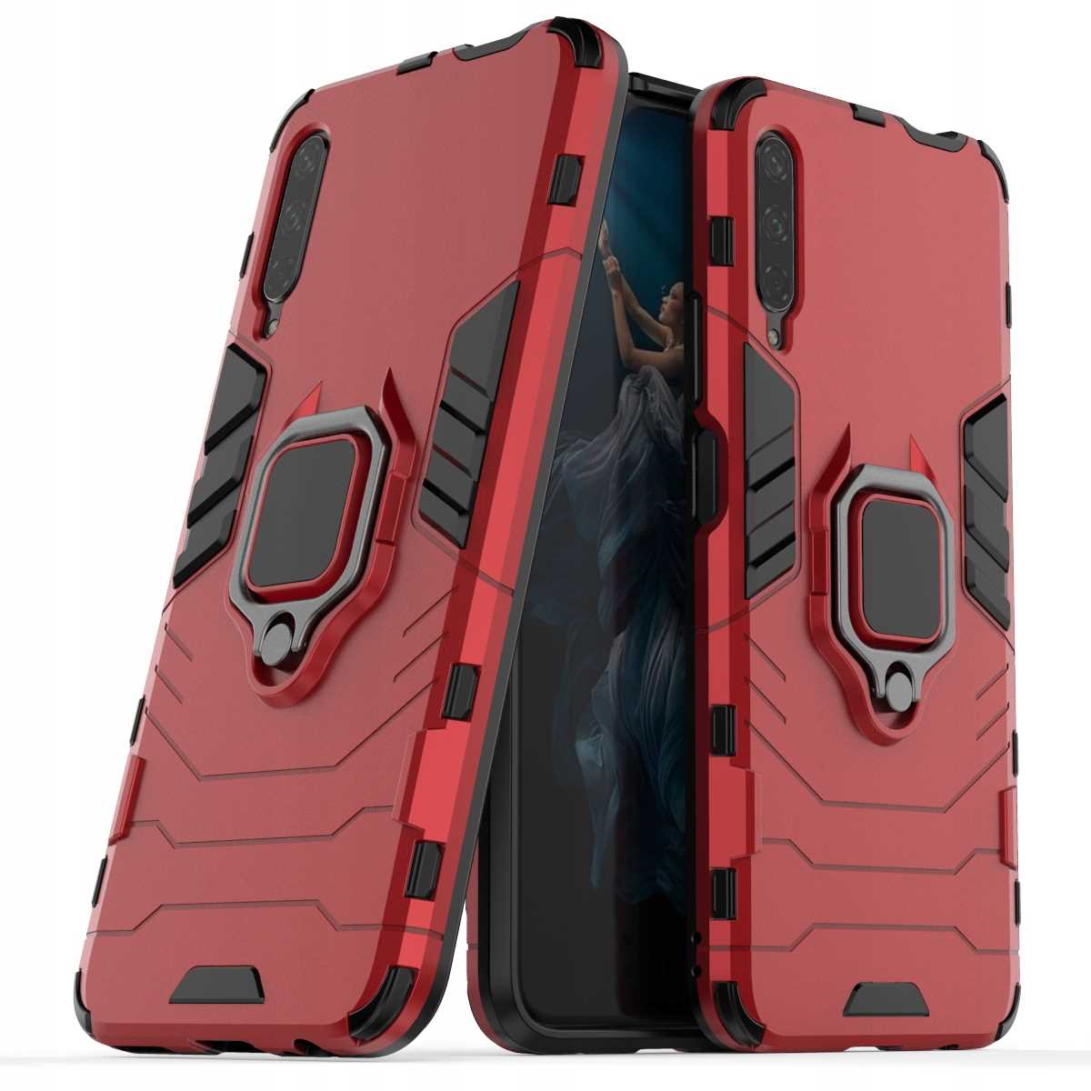 Spacecase X-Ring Honor 9X / P Smart Pro czerwony