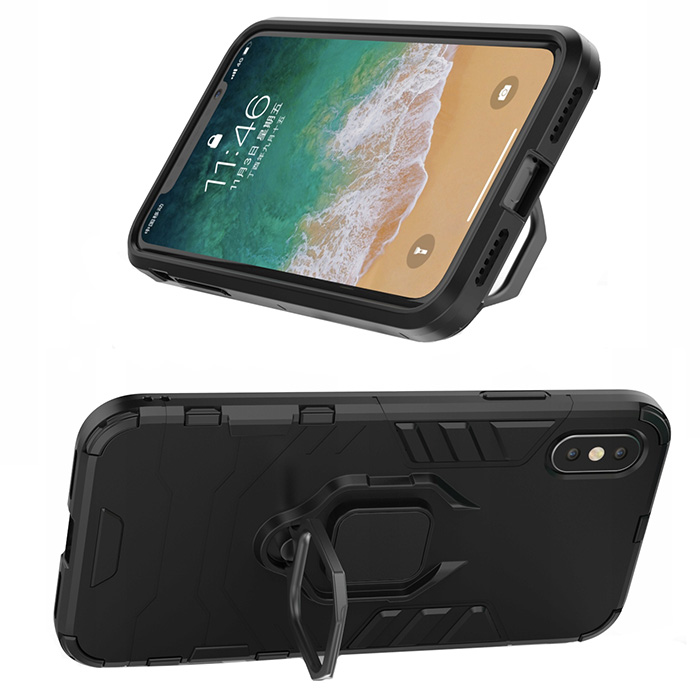 Spacecase X-Ring Iphone Xs Max Czarny