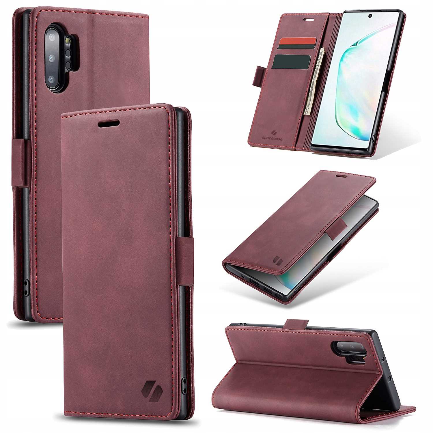 Spacecase Wallet Galaxy Note 10+ Red