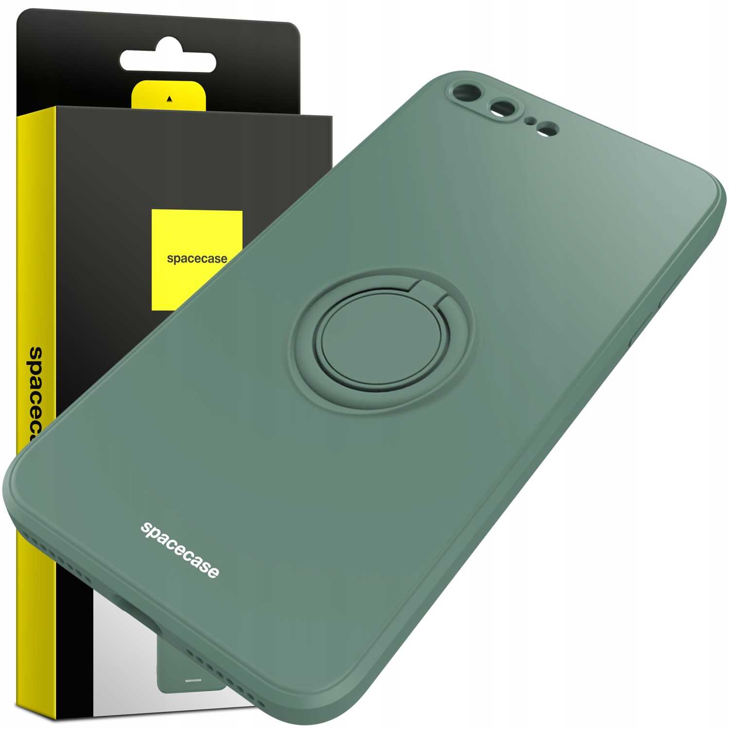 Spacecase Silicone Ring iPhone 7/8 Plus dark green