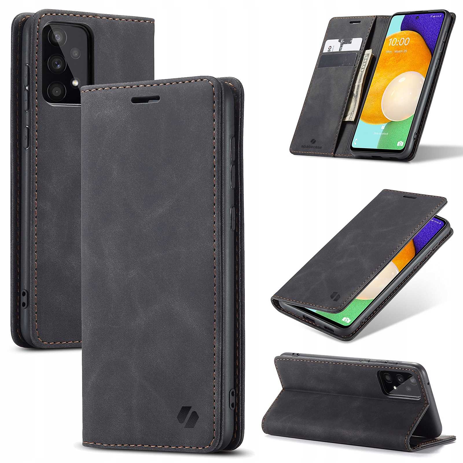 Spacecase Wallet Galaxy A53 black