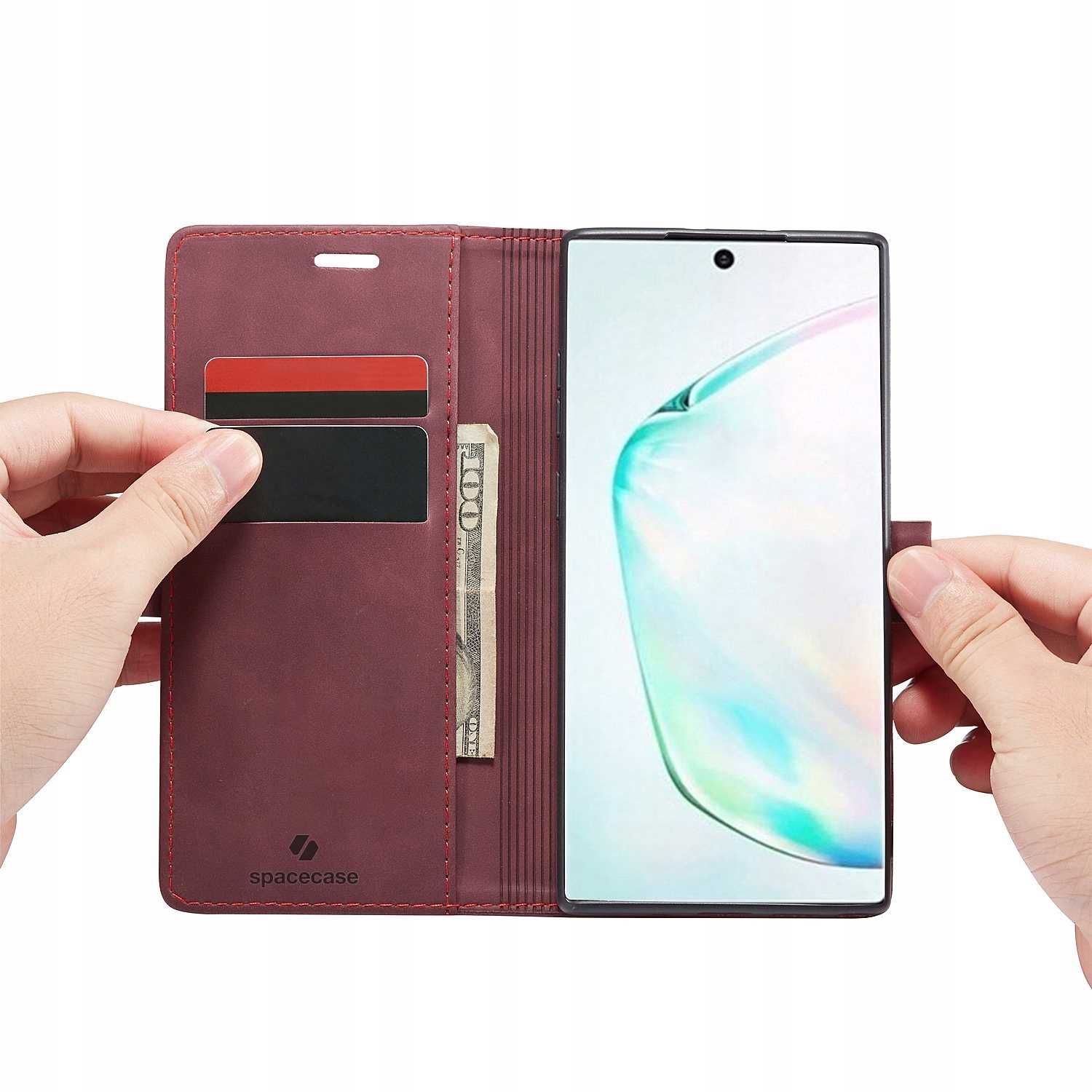 Spacecase Wallet Galaxy Note 10+ Red