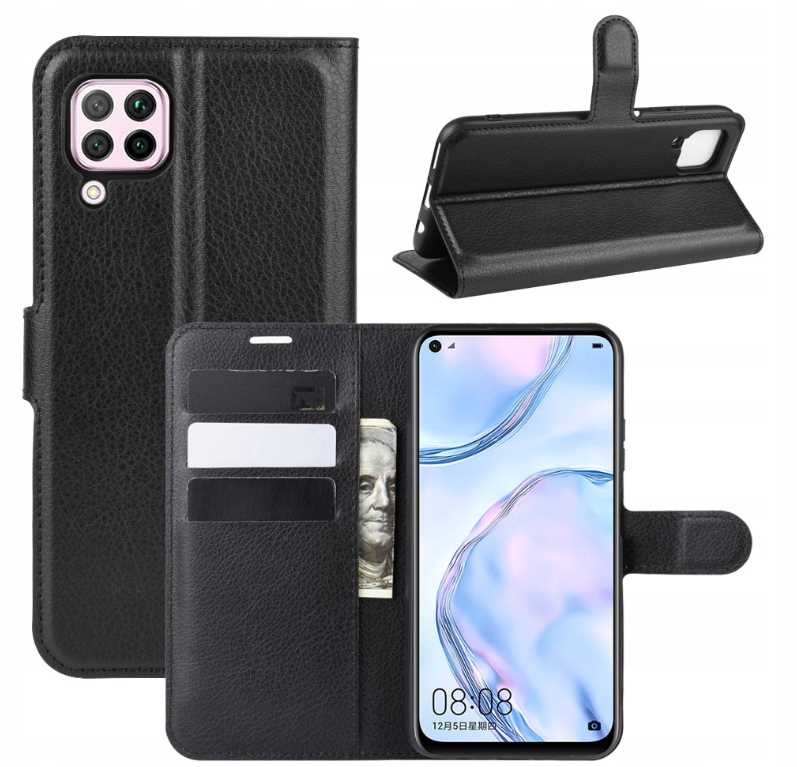 Litchi Huawei P40 Lite Czarny