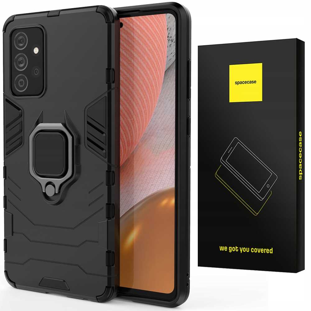 Spacecase X-Ring Galaxy A72 5G czarny