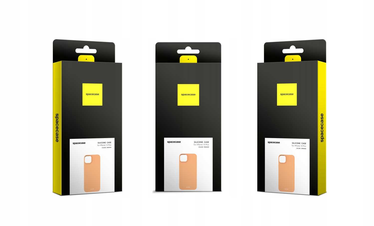 Spacecase Silicone Case iPhone 14 Plus orange