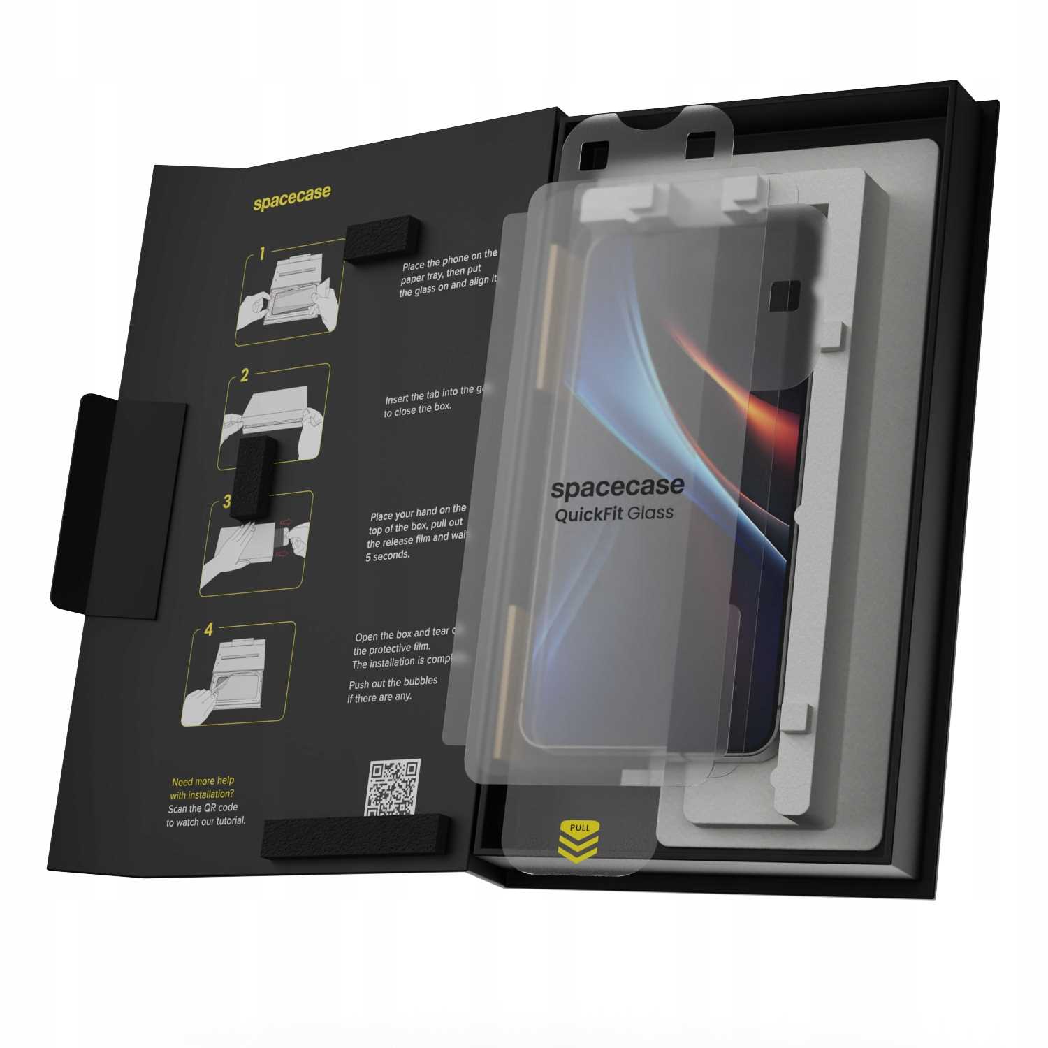 Spacecase Quickfit Glass Galaxy S24/S25