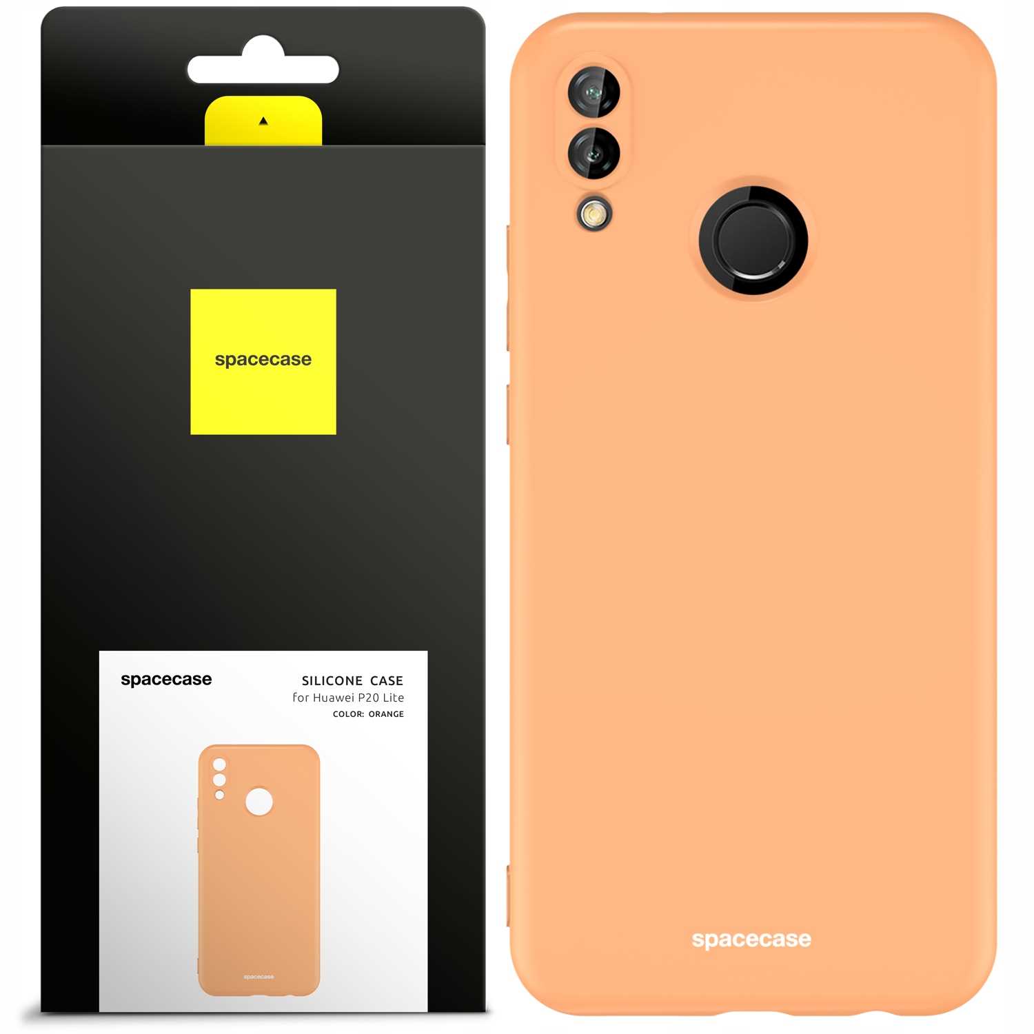 Spacecase Silicone Case Huawei P20 Lite Orange