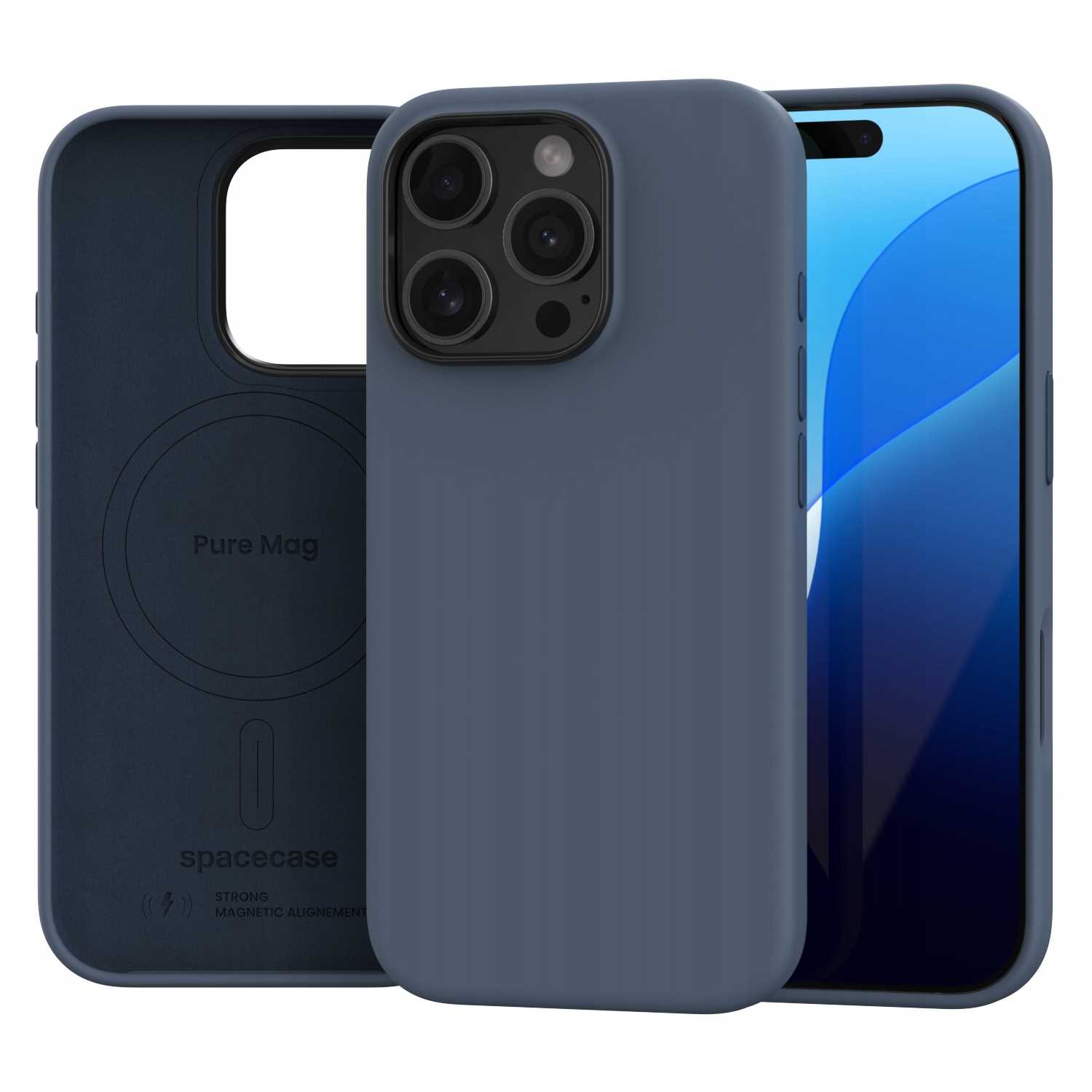 Spacecase Pure Mag Iphone 16 Pro Dark Blue
