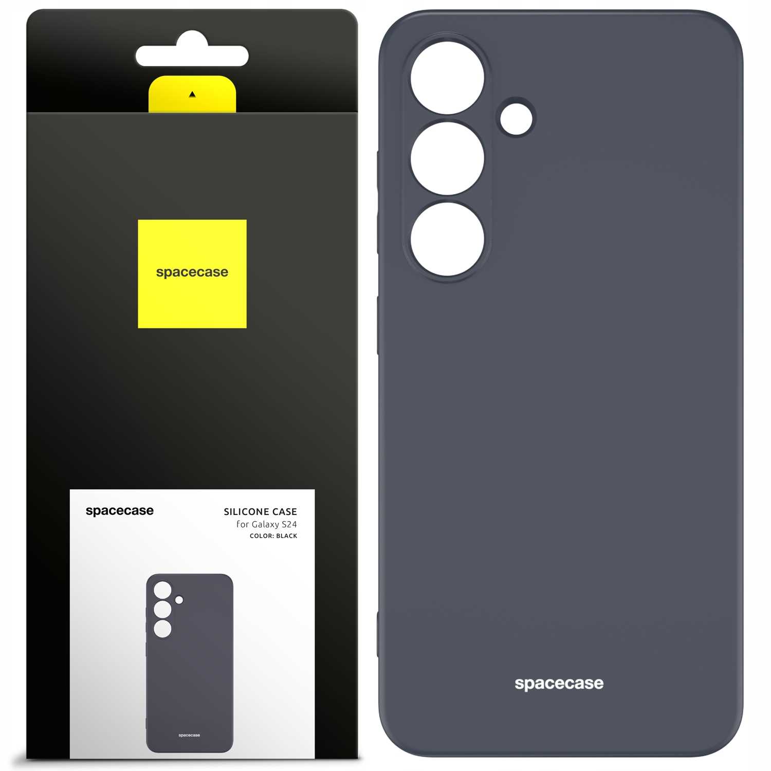 Spacecase Silicone Case Galaxy S24 black
