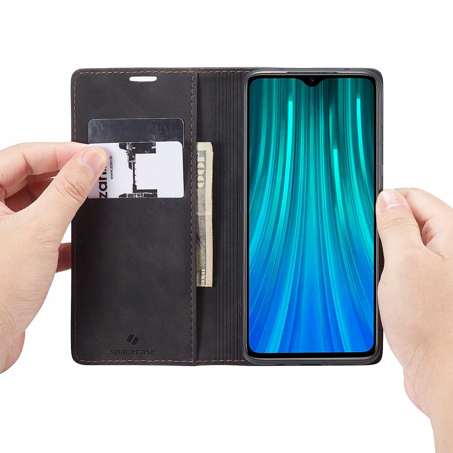 Spacecase Wallet Redmi Note 8 Pro black