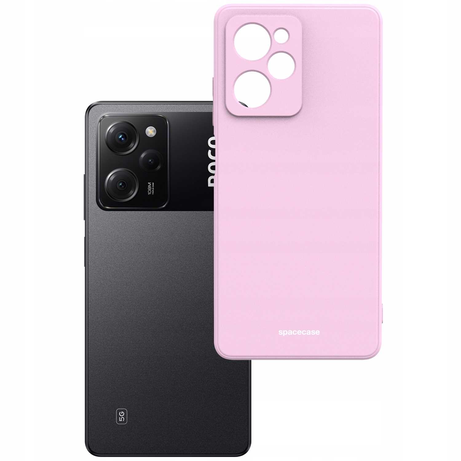 Spacecase Silicone Case Poco X5 Pro 5G lilac