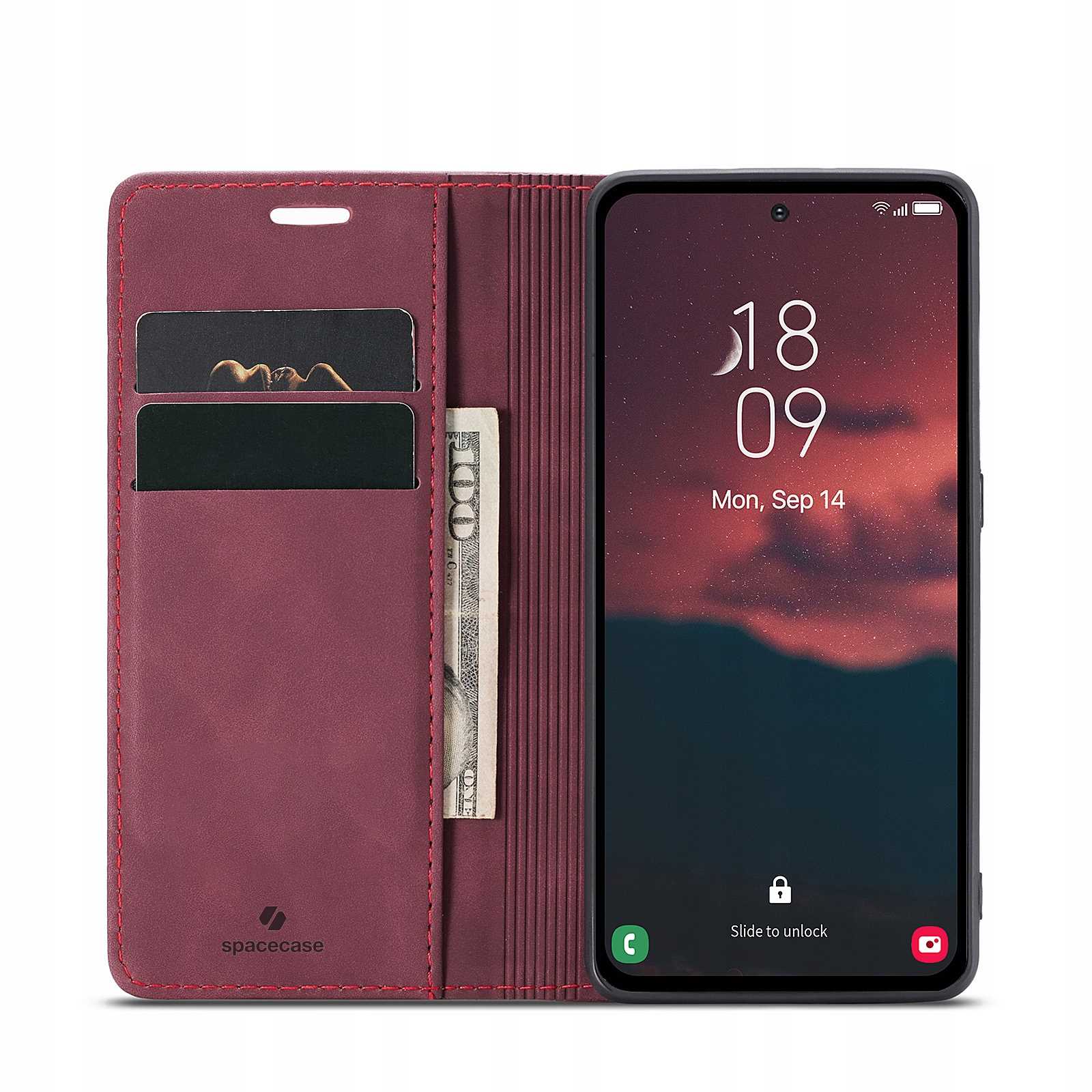 Spacecase Wallet Galaxy A54 5G Red