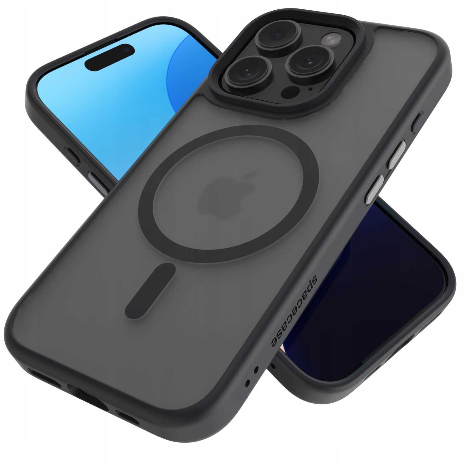 Spacecase Hybrid Mag iPhone 16 Pro black