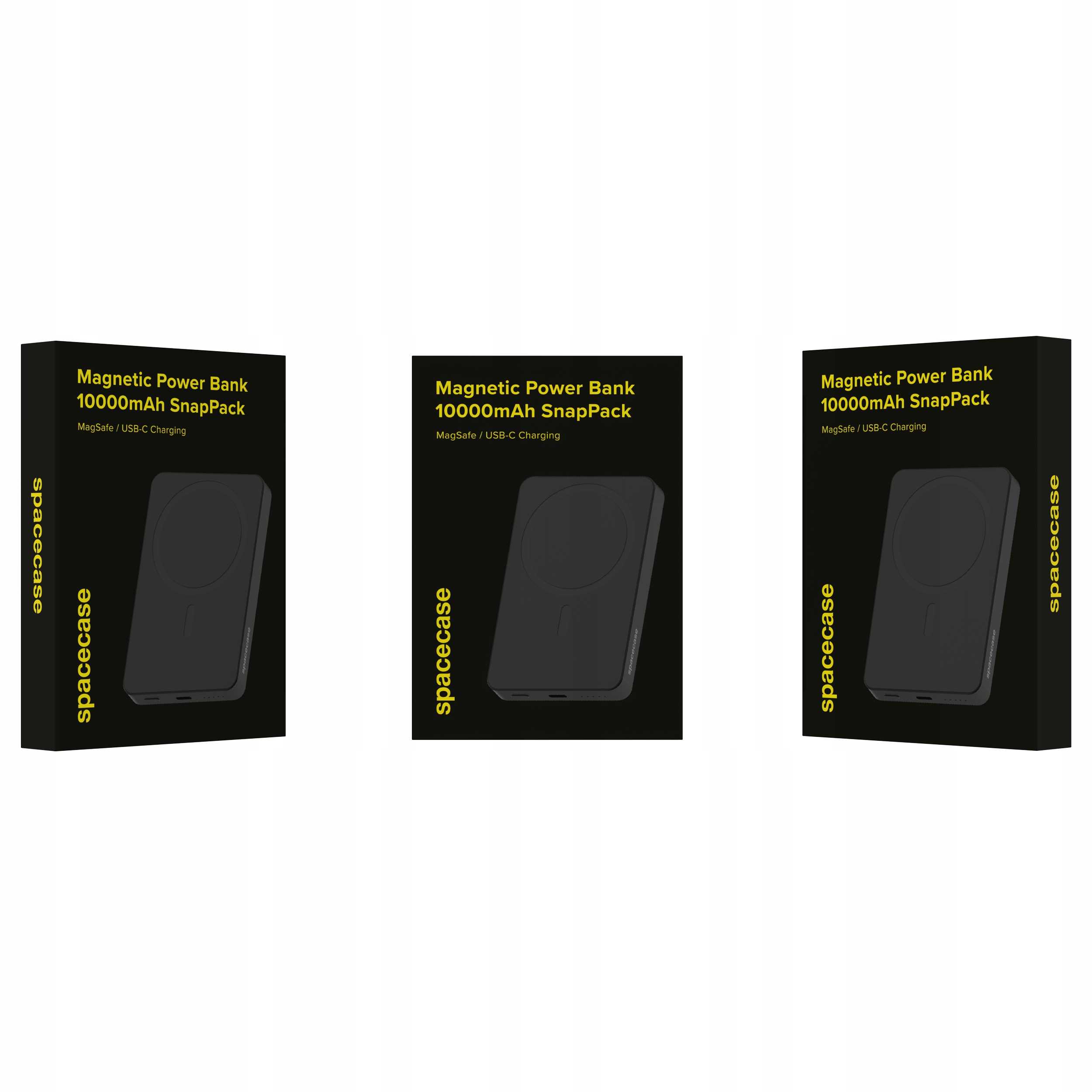 Spacecase Powerbank 10000Mah Snappack 20W Pb04-B Black