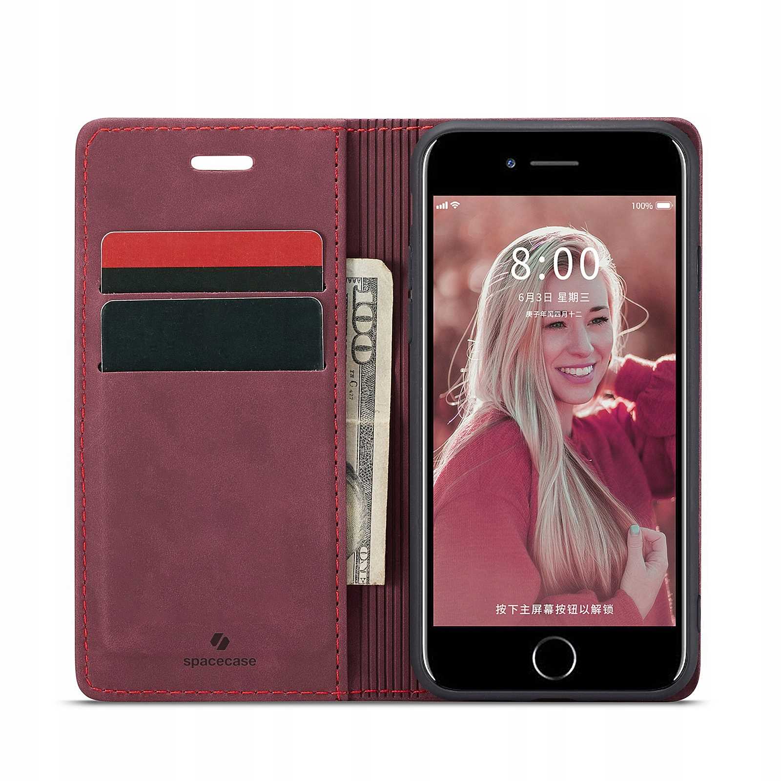 Spacecase Wallet Iphone 6/6S Red
