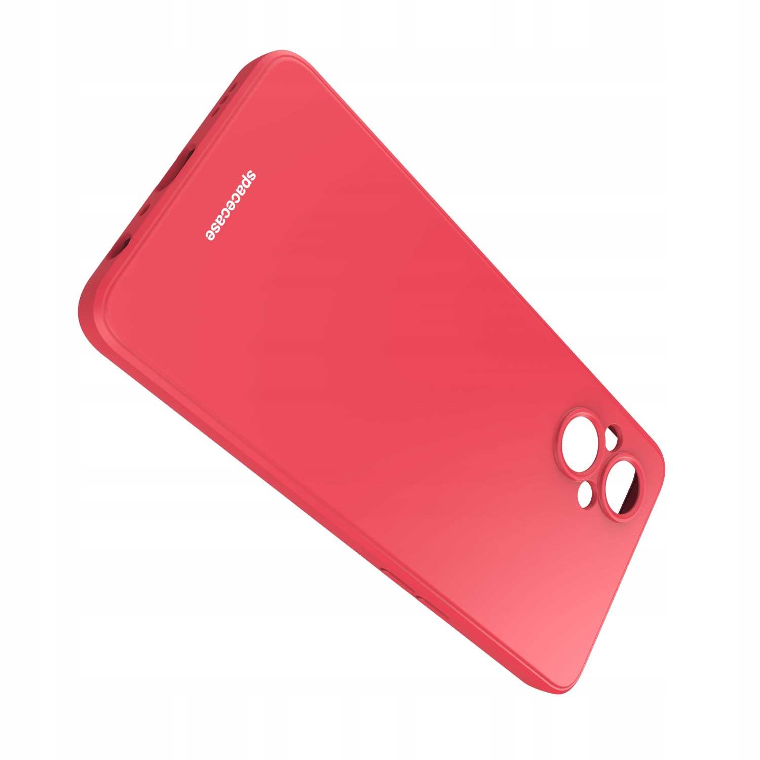 Spacecase Silicone Case Oppo Reno 7 Lite red