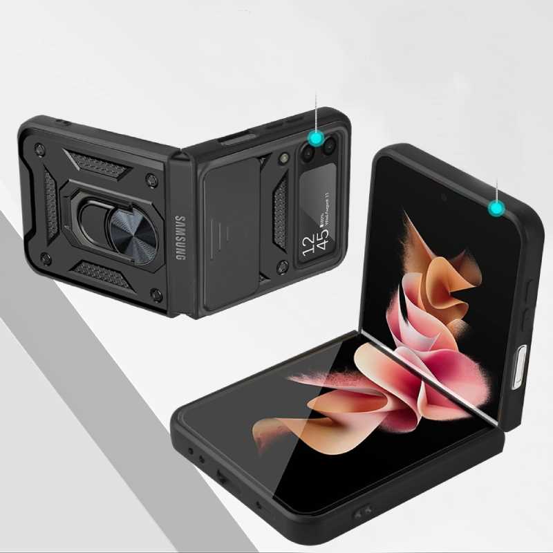 Spacecase Camring Galaxy Z Flip 3 black