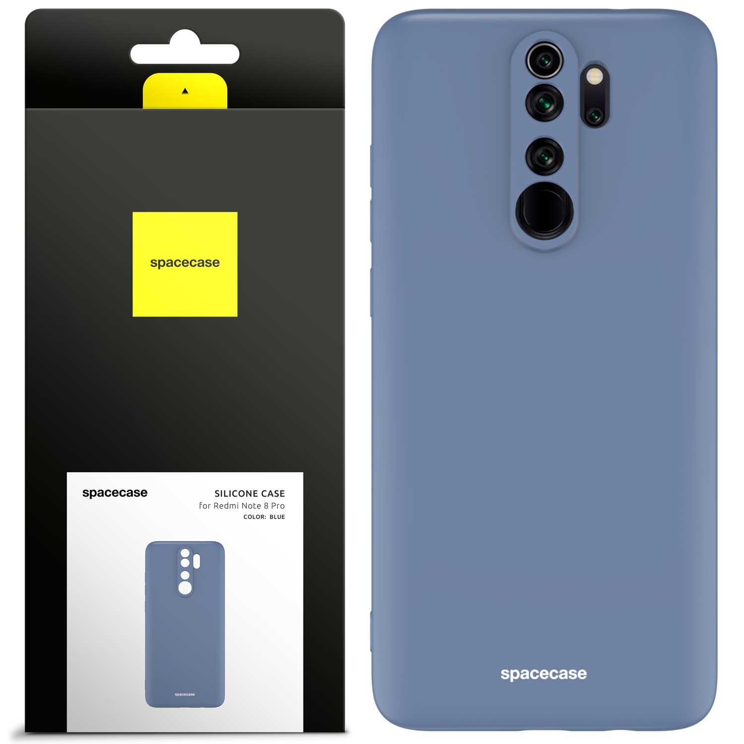 Spacecase Silicone Case Redmi Note 8 Pro Blue