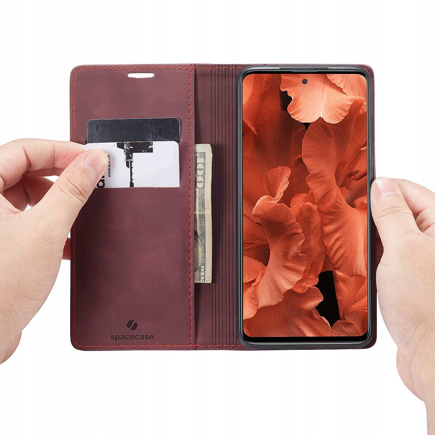 Spacecase Wallet Redmi Note 9S/9 Pro Red