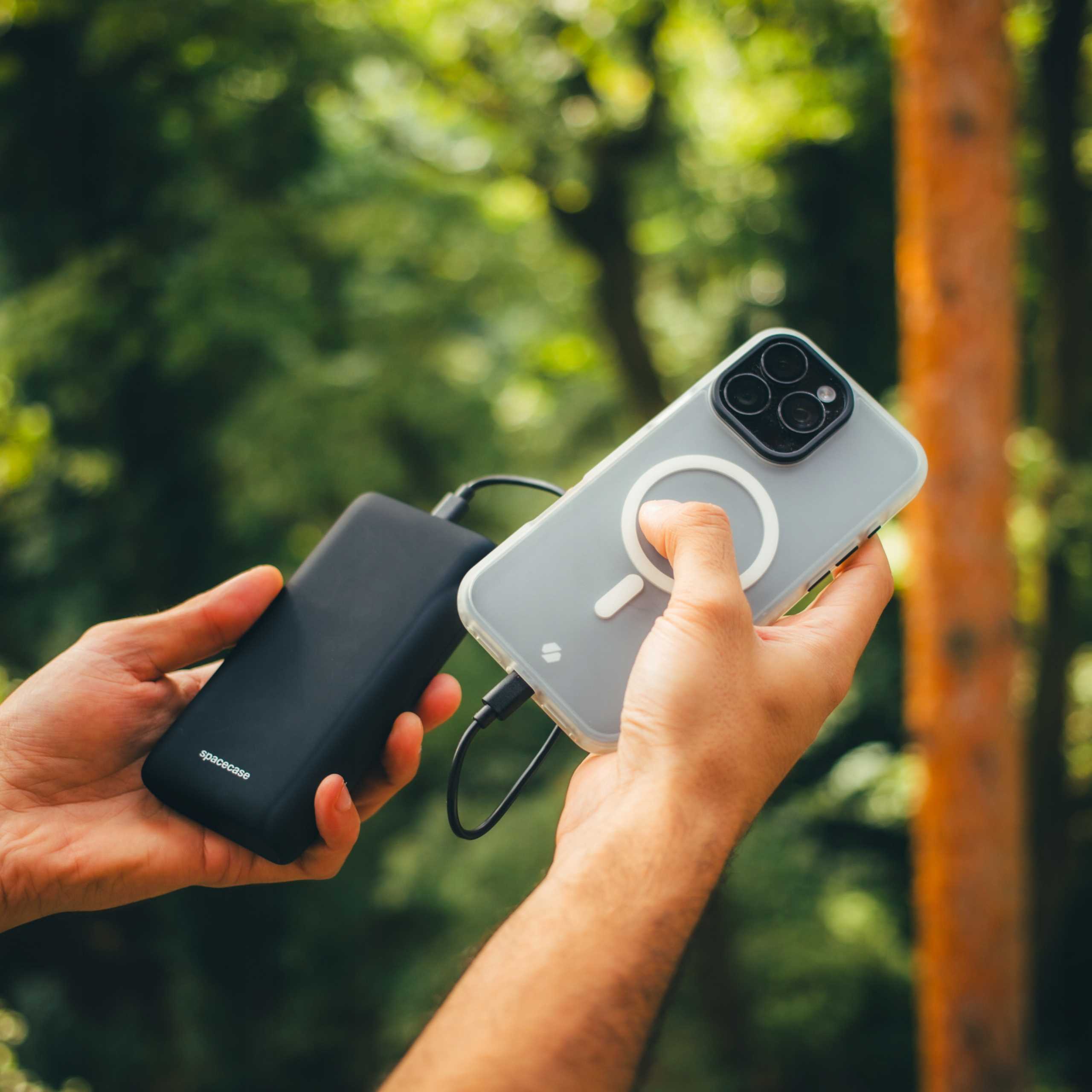 Spacecase Powerbank 20000Mah Powergo Pd20W Pb03-B Black