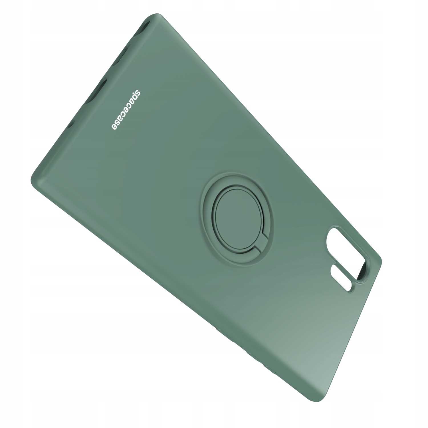 Spacecase Silicone Ring Galaxy Note 10+ Dark Green