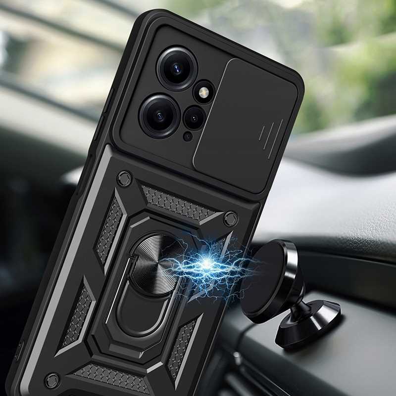 Spacecase Camring Redmi Note 12 4G black