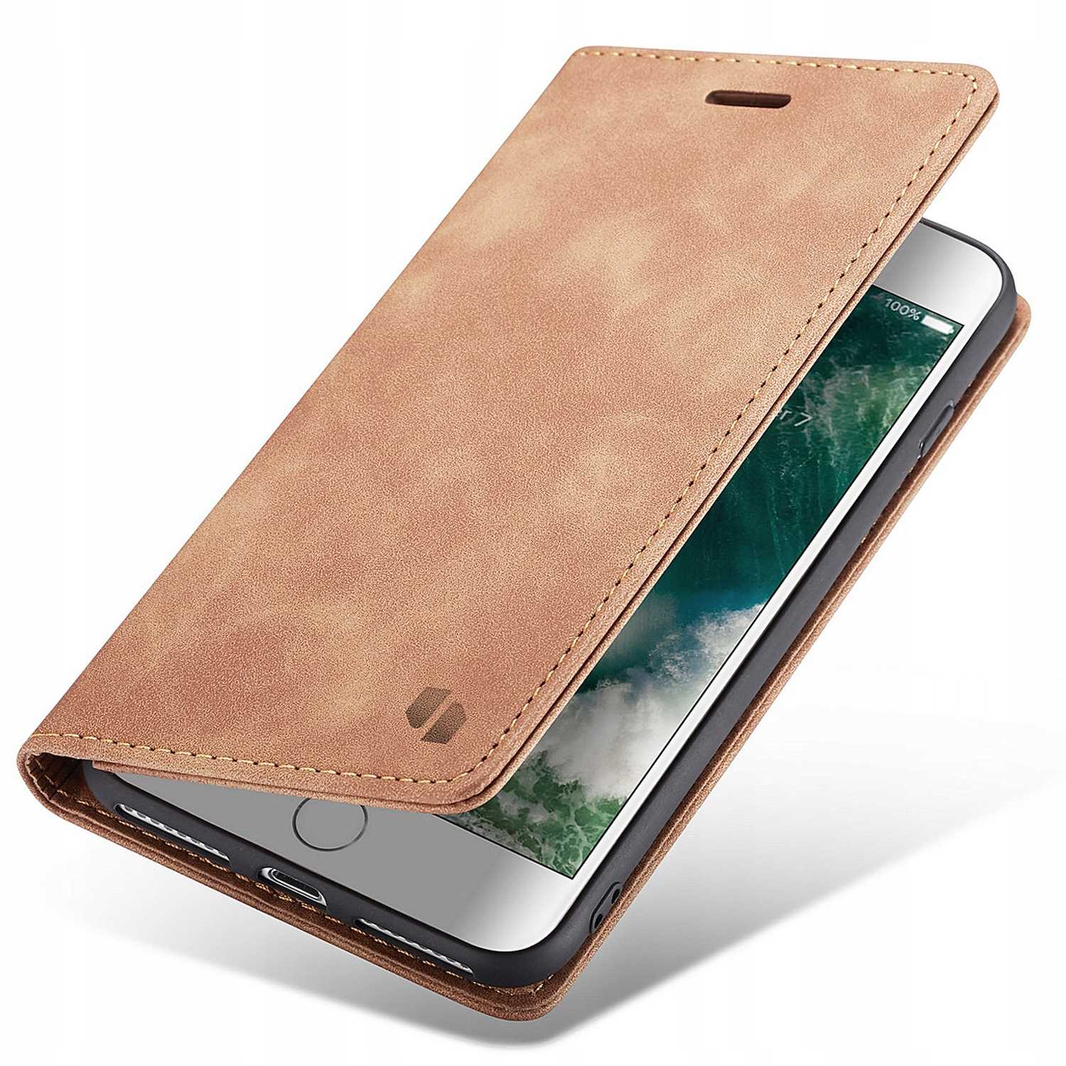 Spacecase Wallet Iphone 7/8 Plus Light Brown