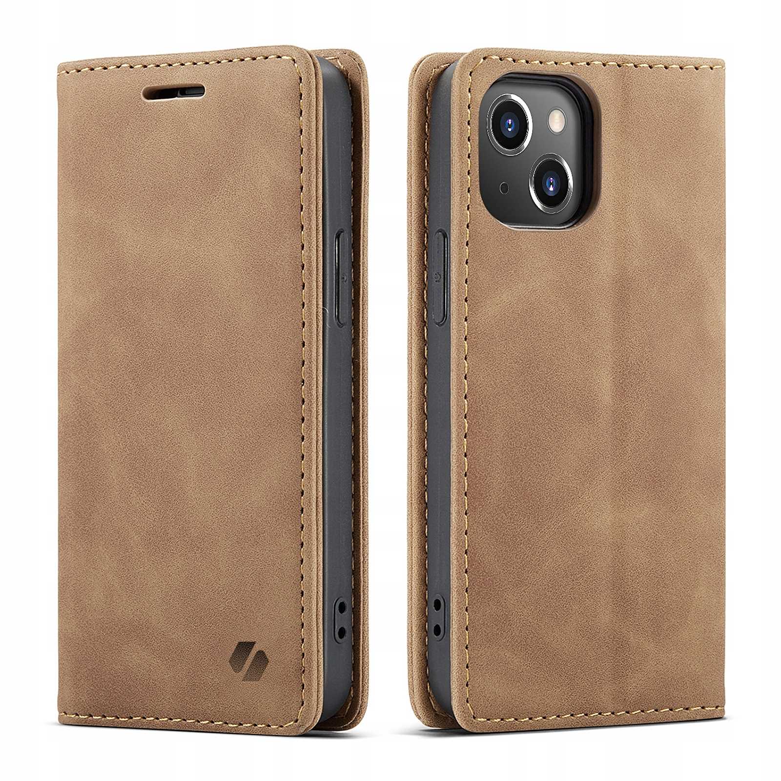 Spacecase Wallet iPhone 13 Mini light brown