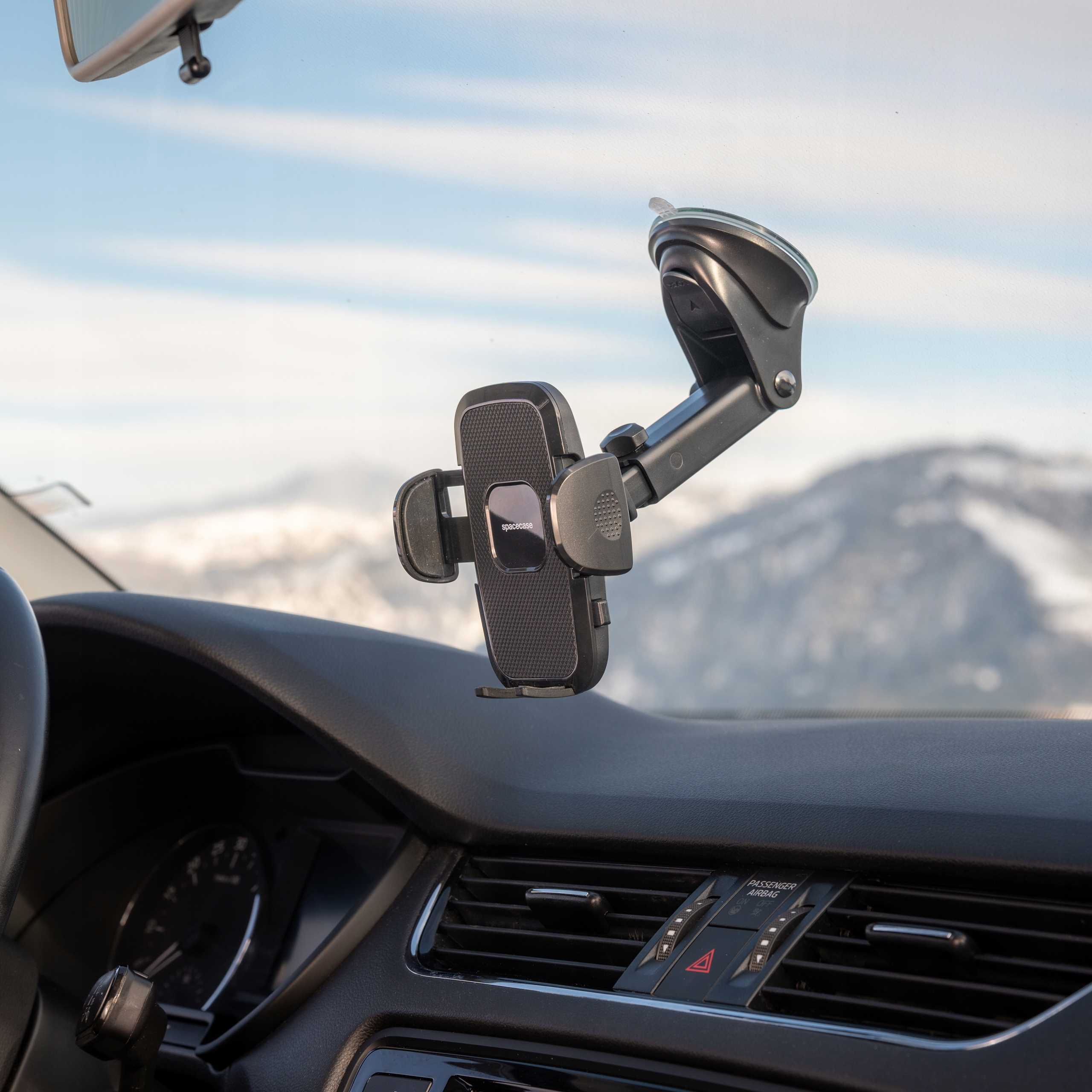 Spacecase Car Holder Sc17 Universal Dash/Windshield Black