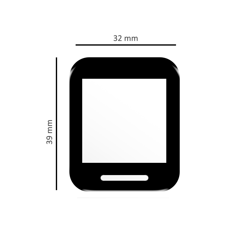Spacecase Hybrid Glass Amazfit BIP / Lite