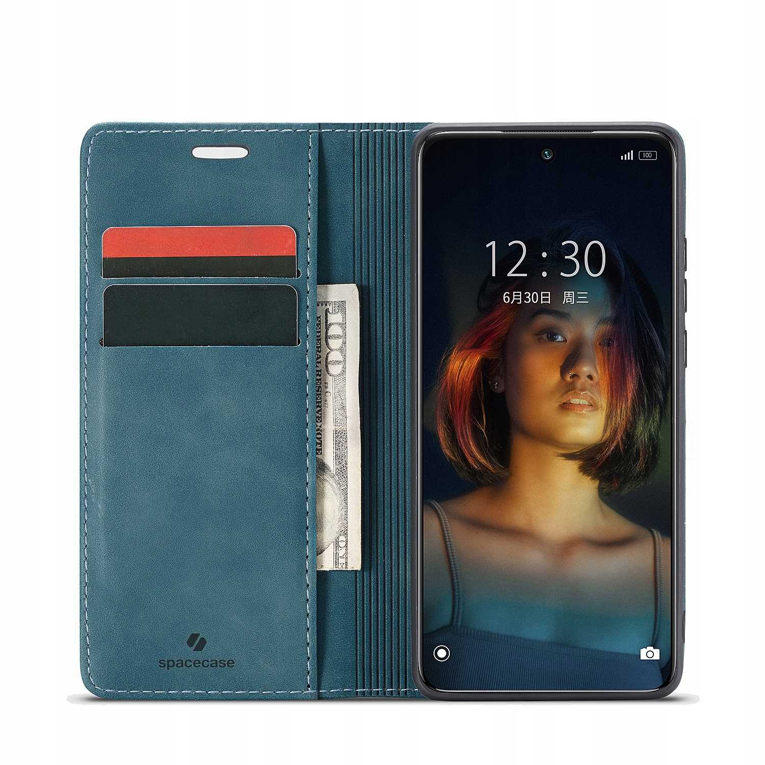 Spacecase Wallet Redmi Note 10 Pro blue