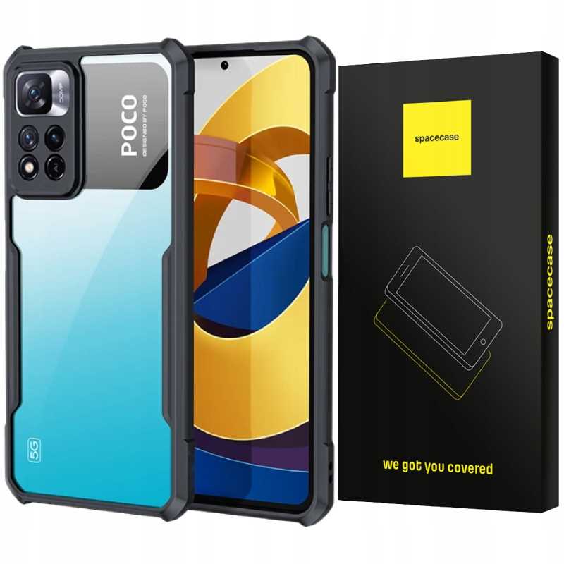 Spacecase Beetle Poco M4 Pro 5G czarny