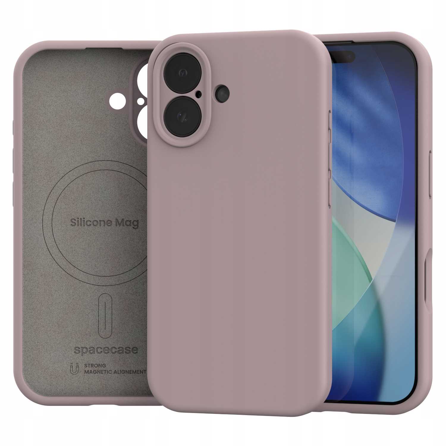 Spacecase Silicone Mag Iphone 17 Baby Pink