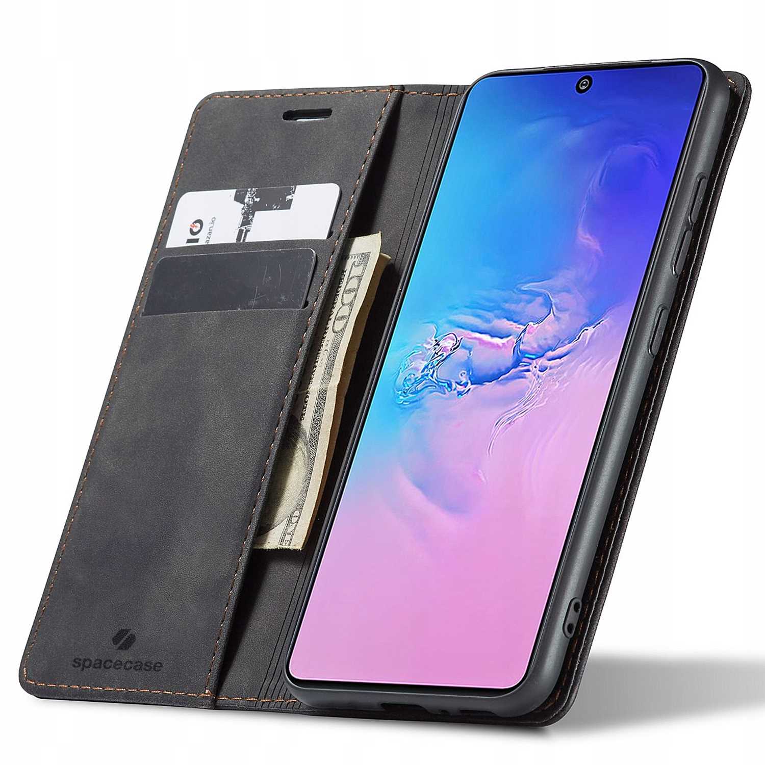 Spacecase Wallet Galaxy S10 Lite black
