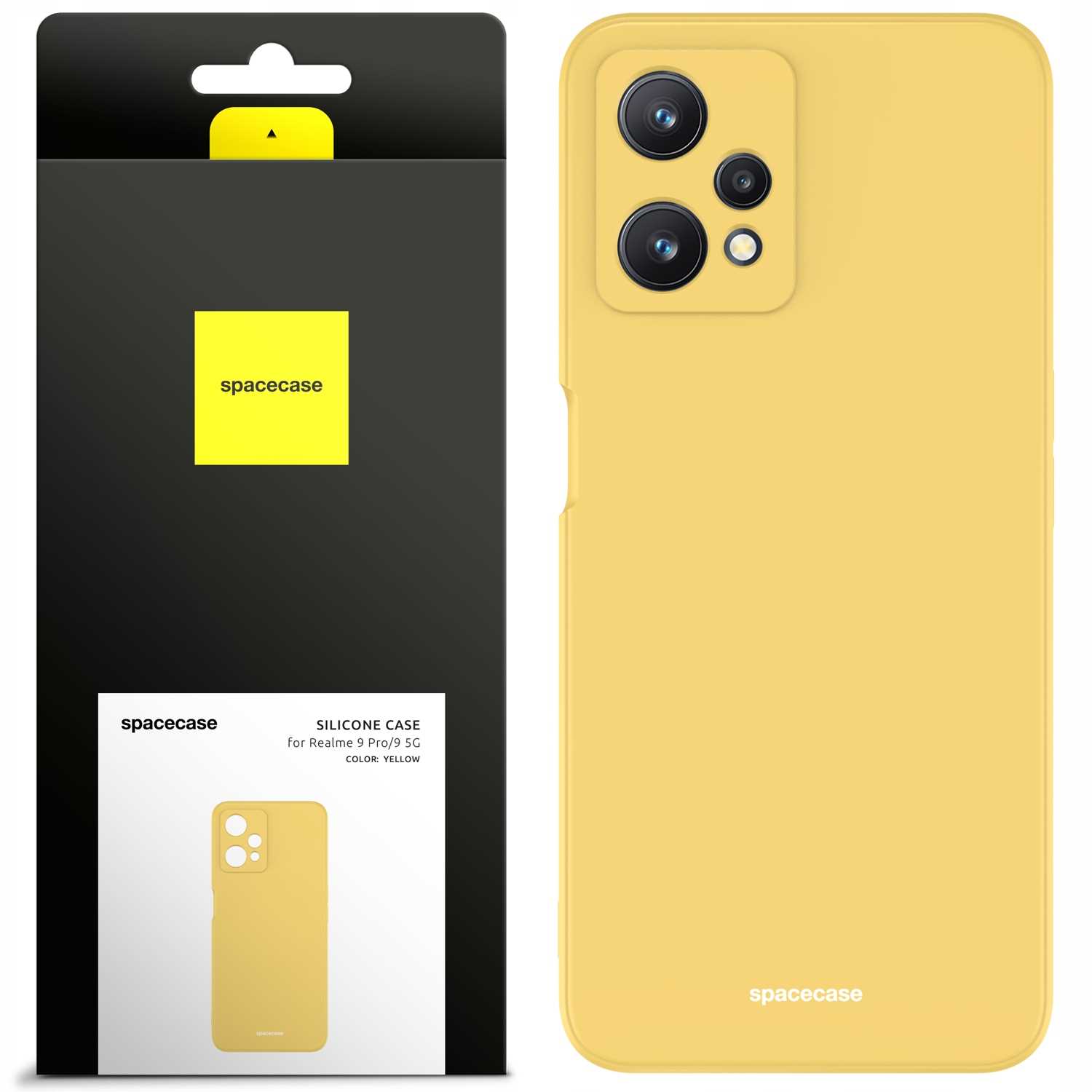 Spacecase Silicone Case Realme 9 Pro/9 5G Yellow
