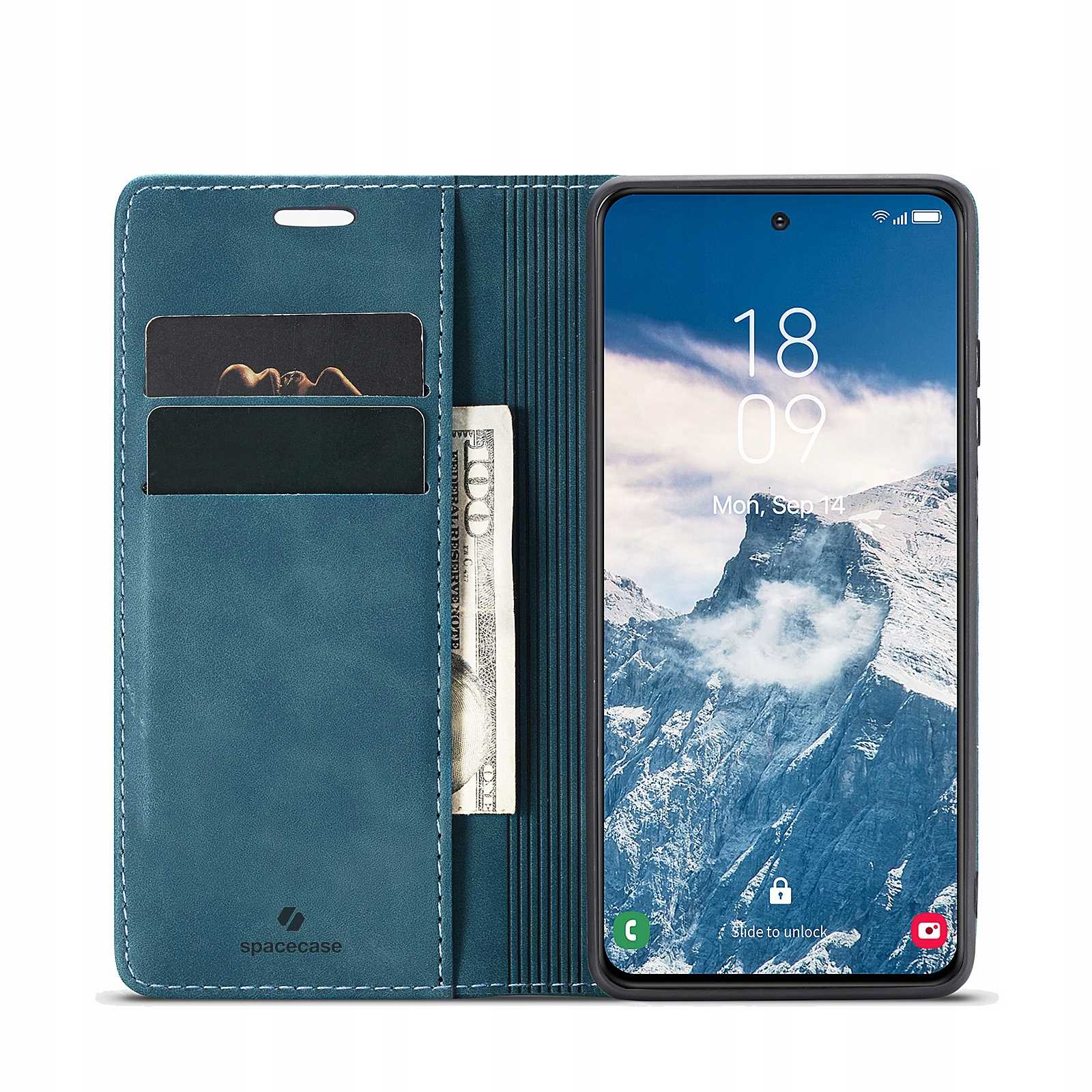 Spacecase Wallet Galaxy S24 FE blue