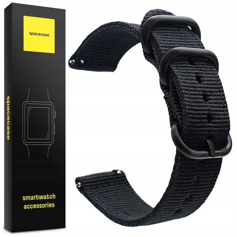 Spacecase Nato Strap 22Mm Black