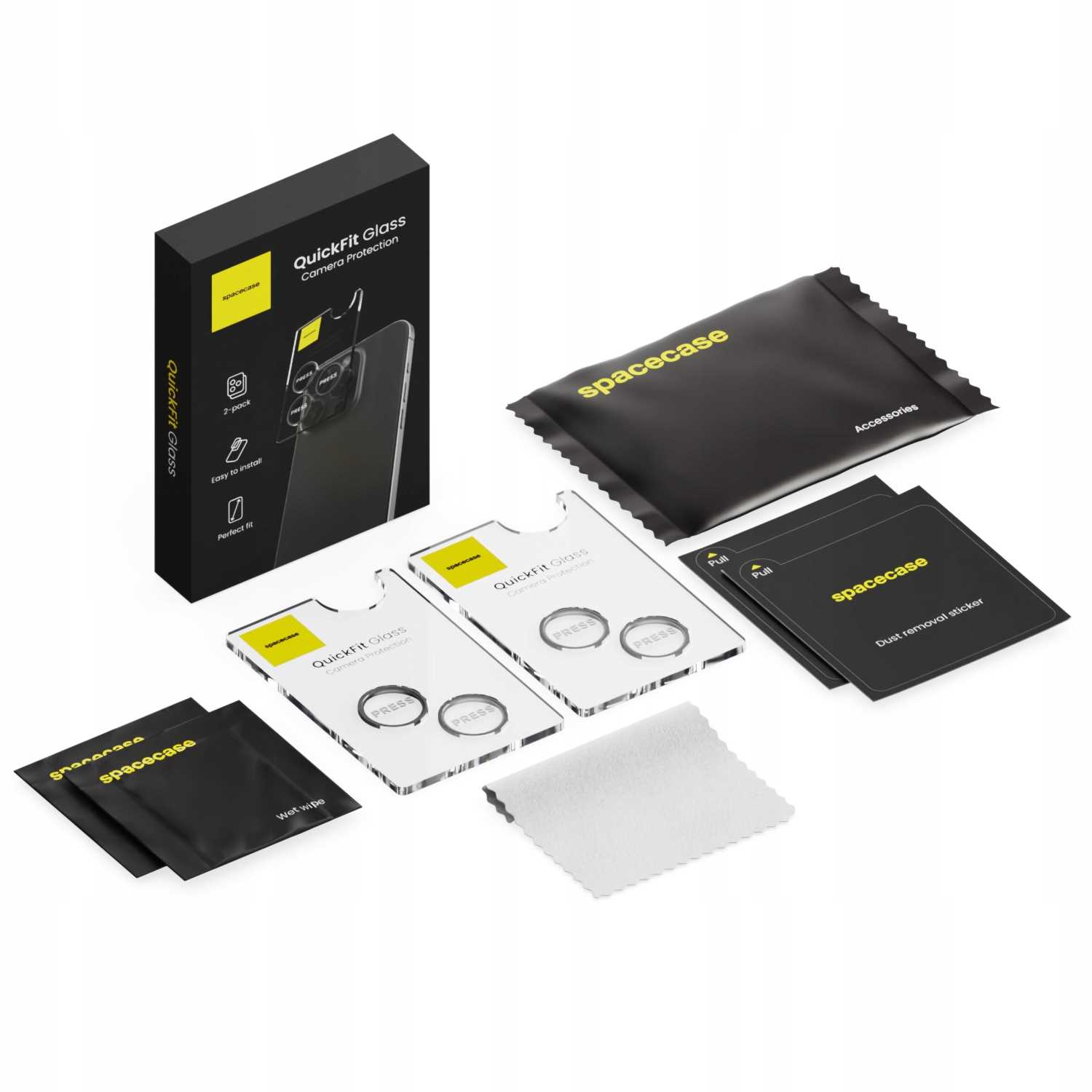 Spacecase QuickFit Camera iPhone 15/15 Plus black