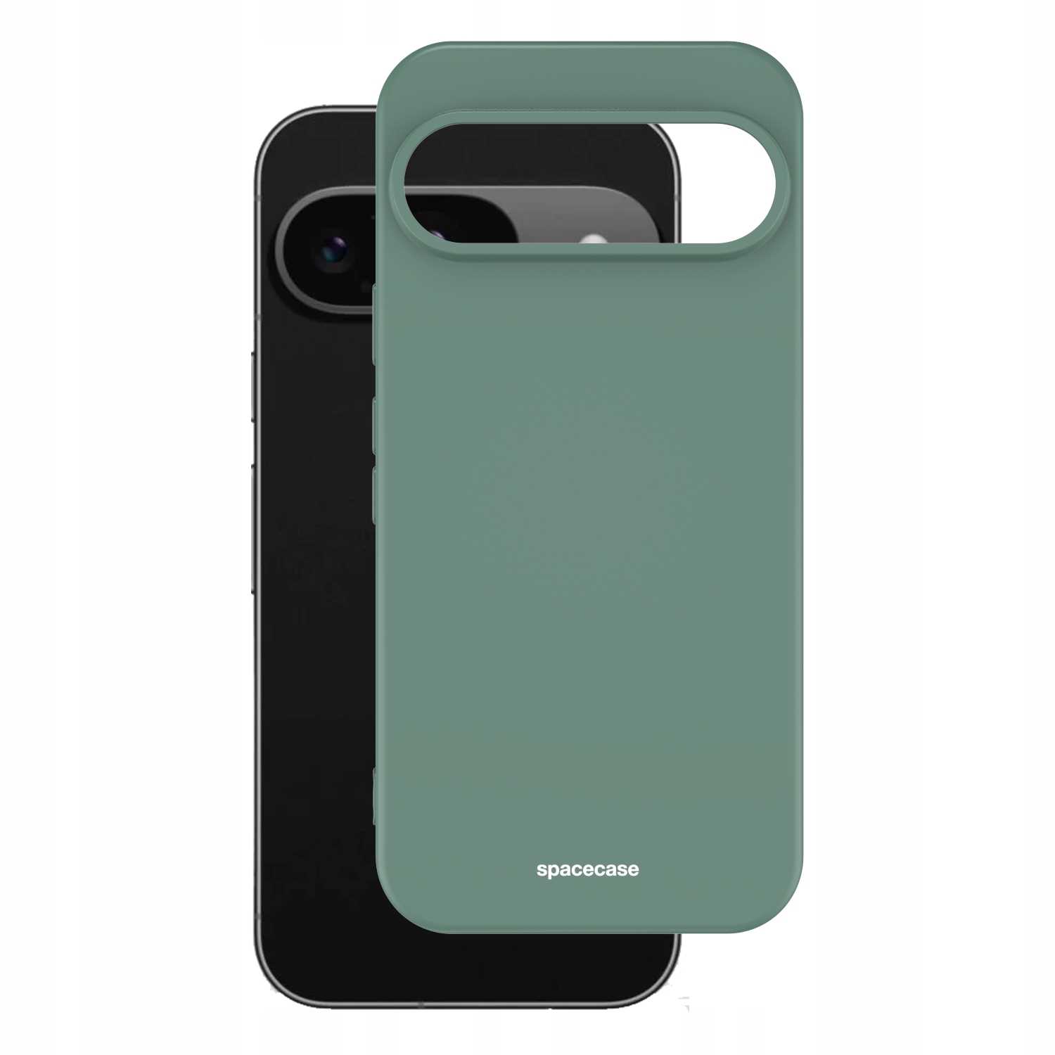 Spacecase Silicone Case Google Pixel 9/9 Pro dark green
