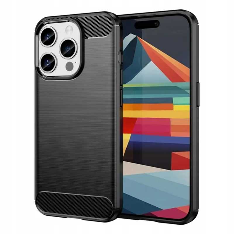 Spacecase Carbon iPhone 15 Pro black