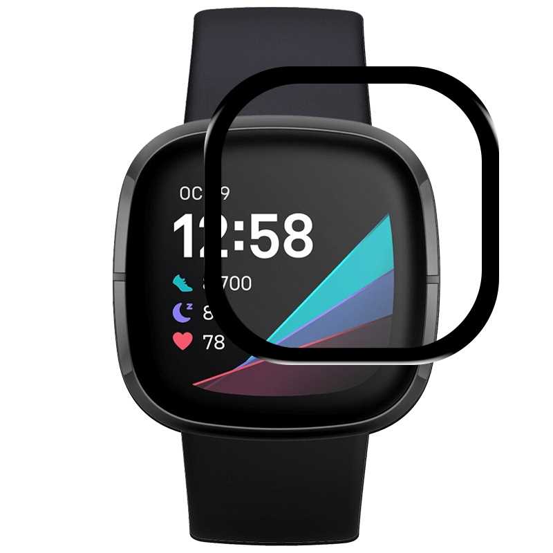 Spacecase Hybrid Glass Fitbit Versa Sense