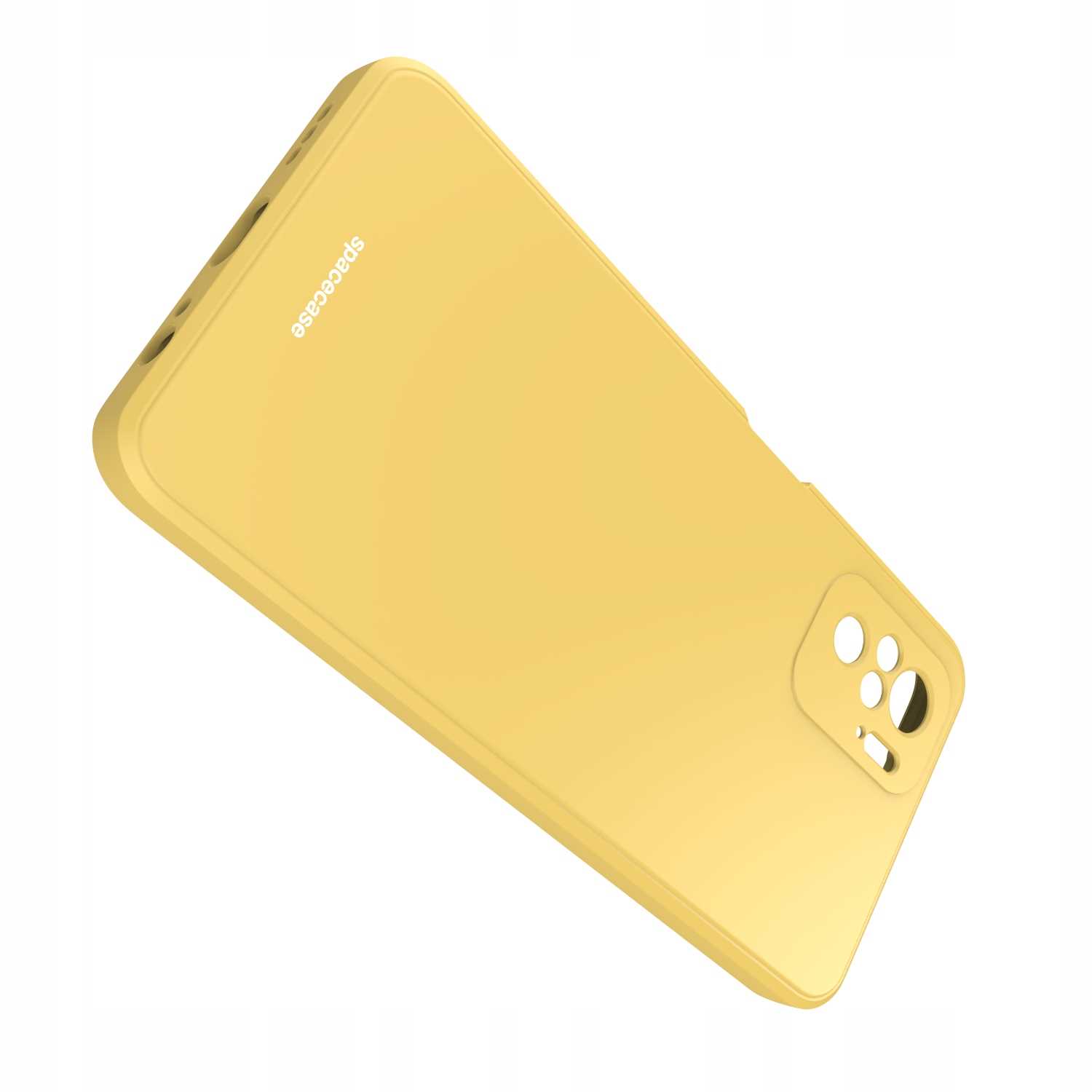Spacecase Silicone Case Redmi Note 10/10s yellow