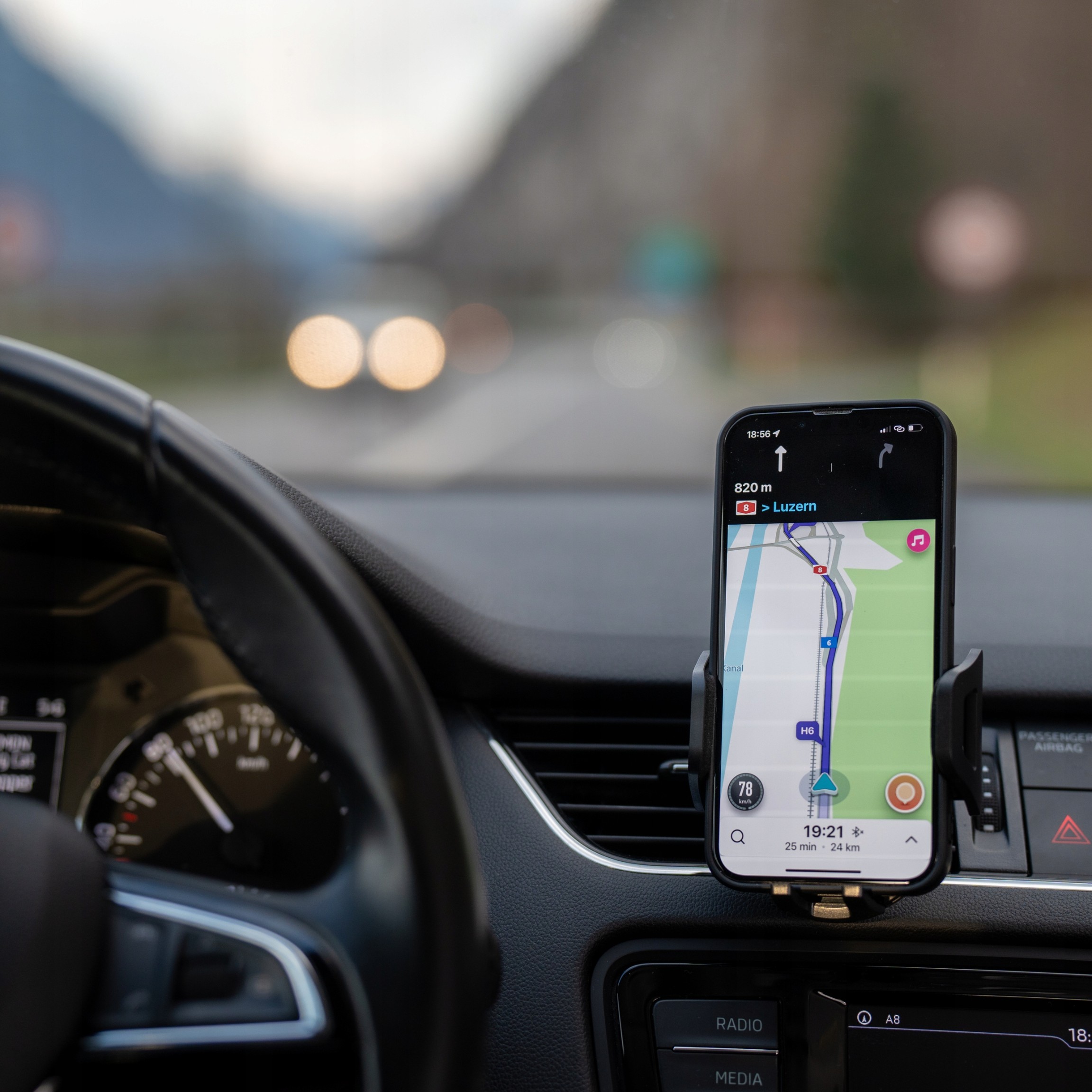 Spacecase Car Holder SC16 Universal Air Vent black