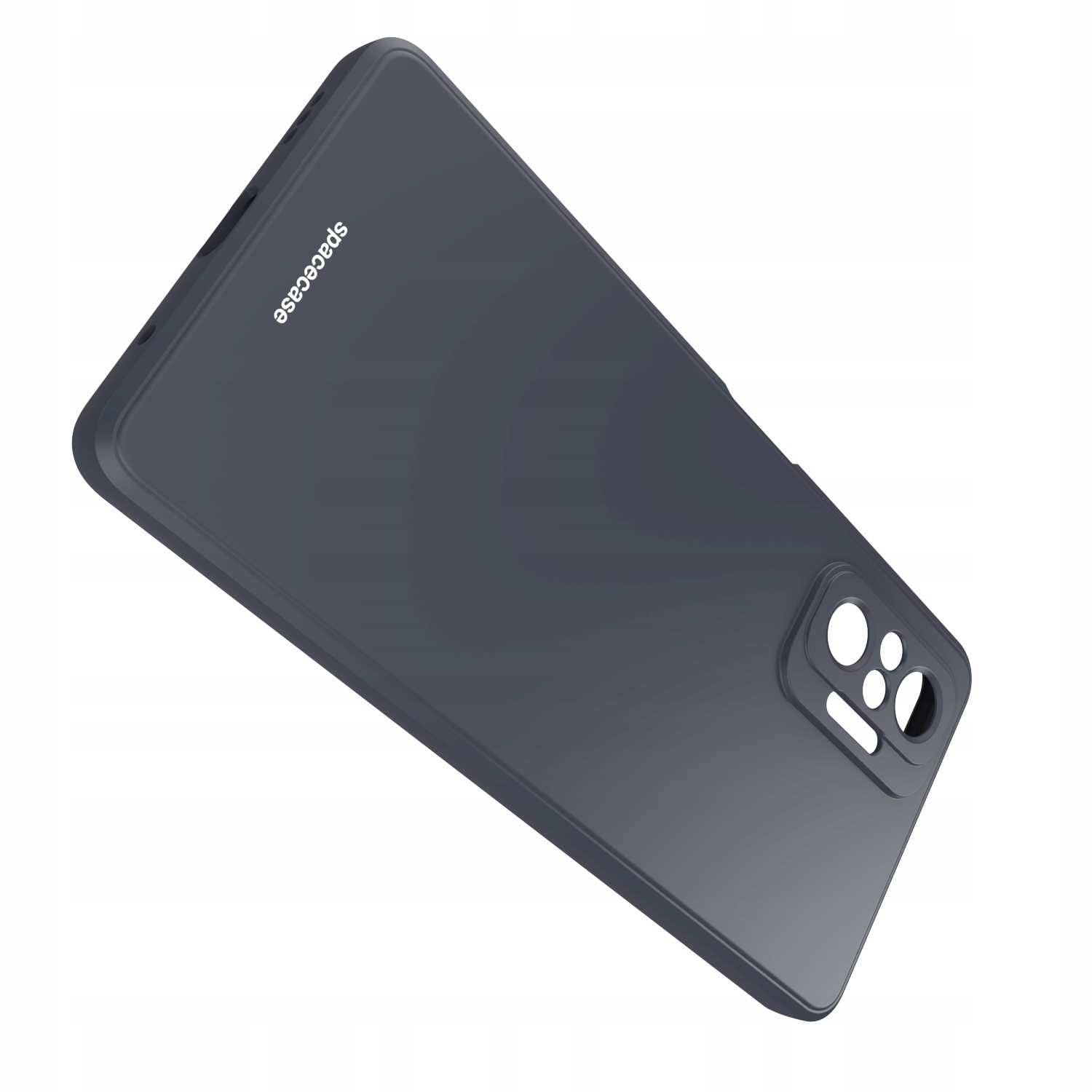 Spacecase Silicone Case Redmi Note 10 Pro Black