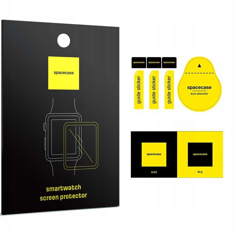 Spacecase Hybrid Glass Xiaomi Watch S1 Active