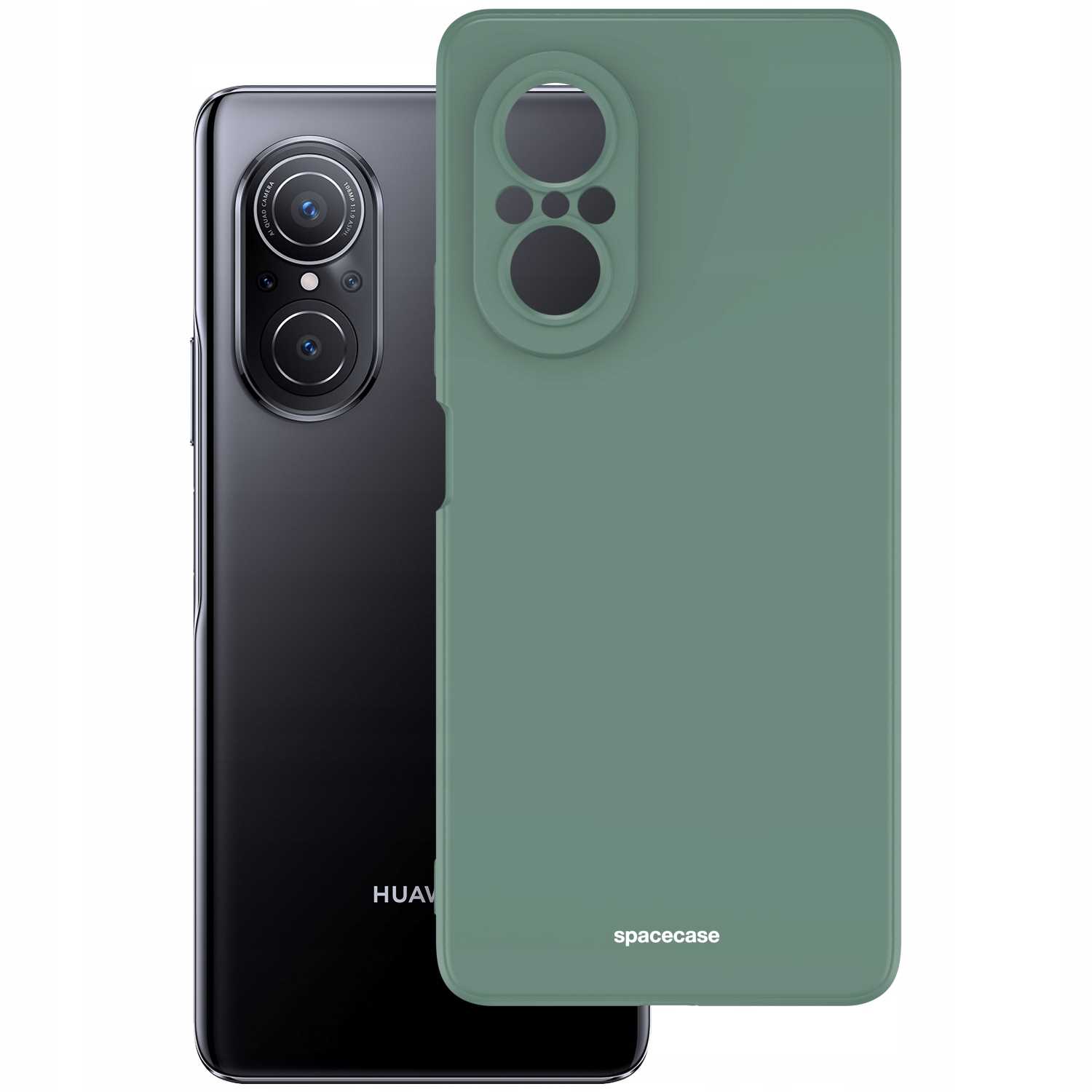 Spacecase Silicone Case Huawei Nova 9 SE dark green