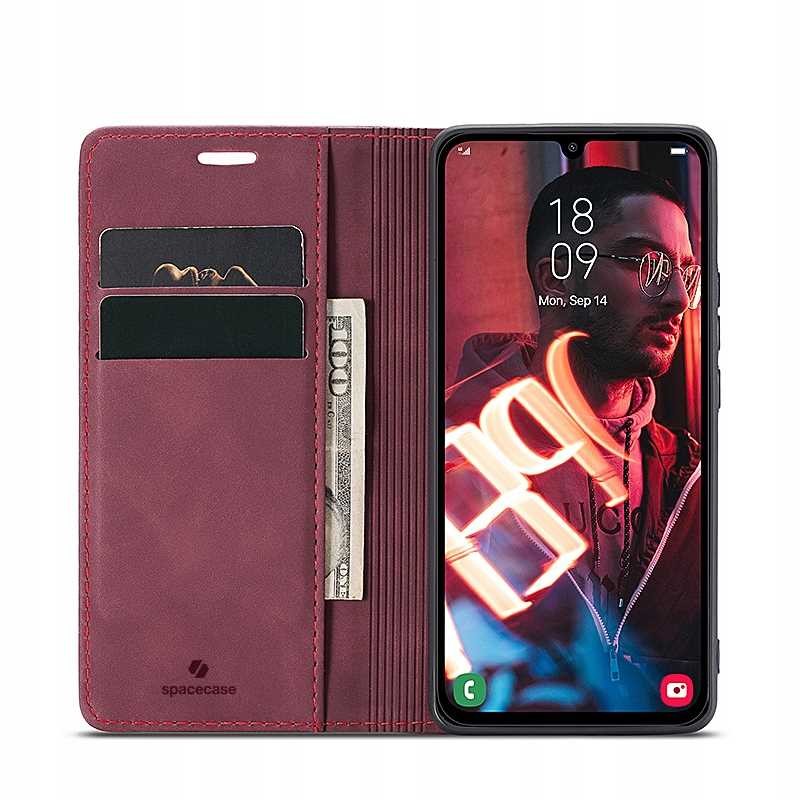 Spacecase Wallet Galaxy A35 5G Red
